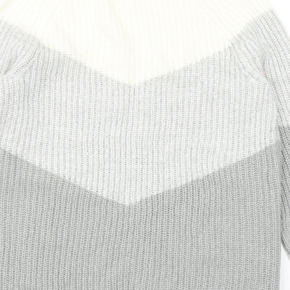 Womens UK Size 12 M&Co Grey Pullover Jumper