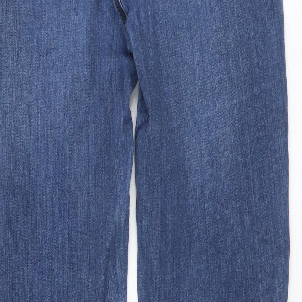 Womens UK Size 8 Waredenim Regular Fit Skinny Blue Jeans
