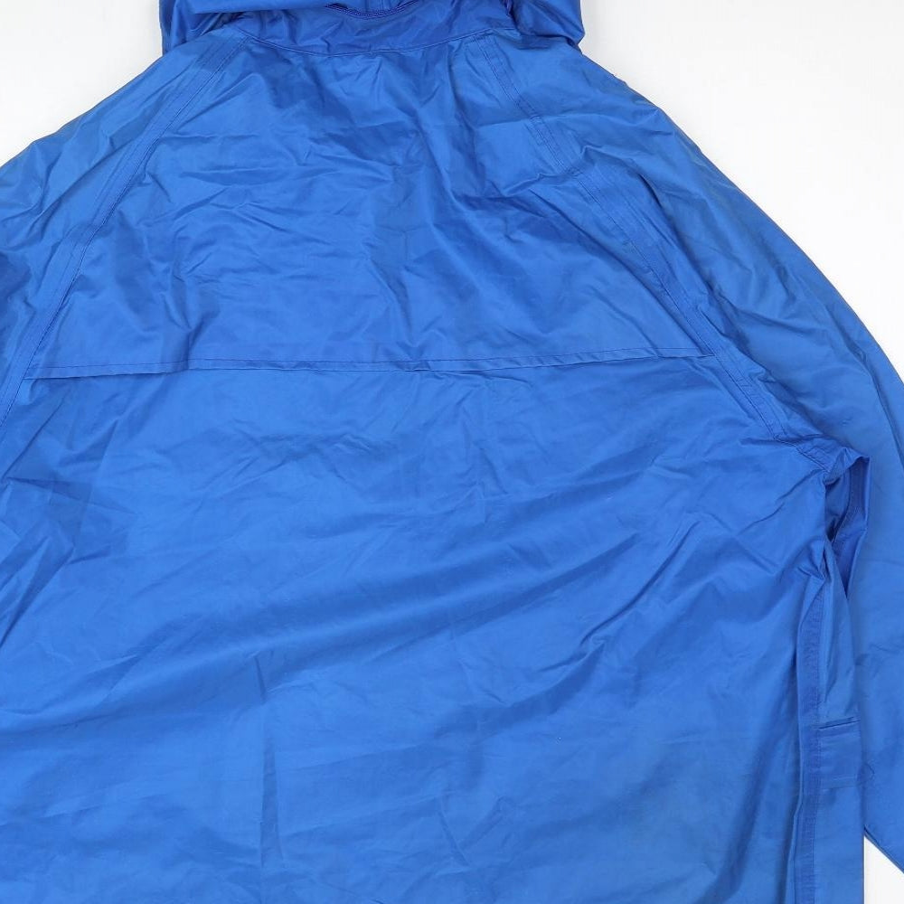 Mens UK Size L Sporting Club Blue Windbreaker Coat