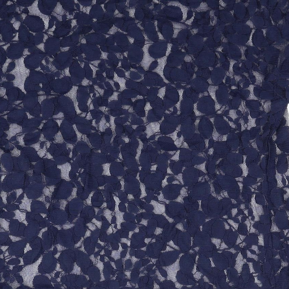 Womens UK Size 8 Atmosphere Blue Basic Blouse
