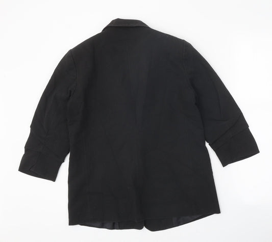 Dorothy Perkins Womens Black Polyester Jacket Blazer Size 10
