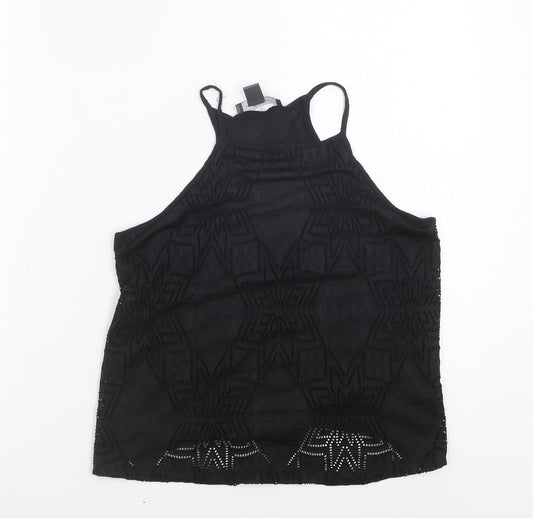 Womens UK Size 6 Primark Black Basic Tank