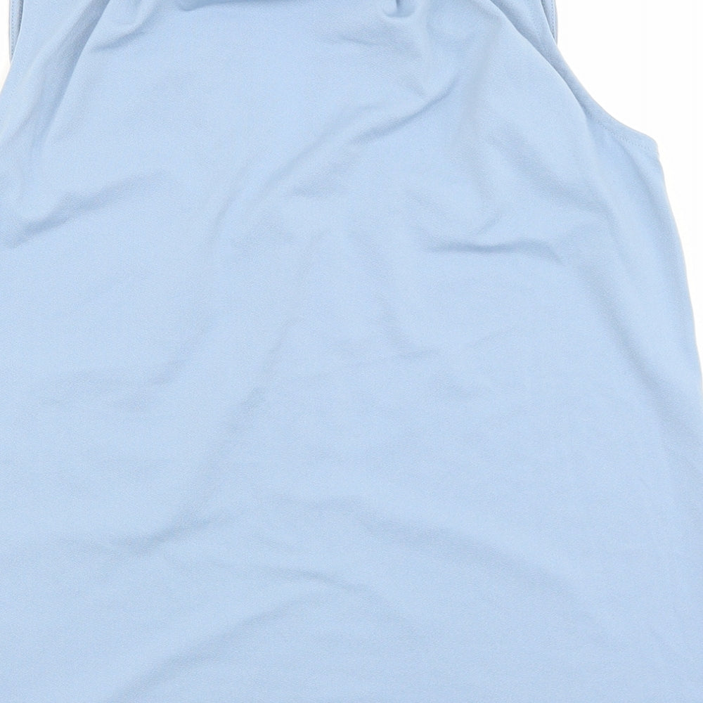 Womens UK Size XS H&M Blue Basic Blouse