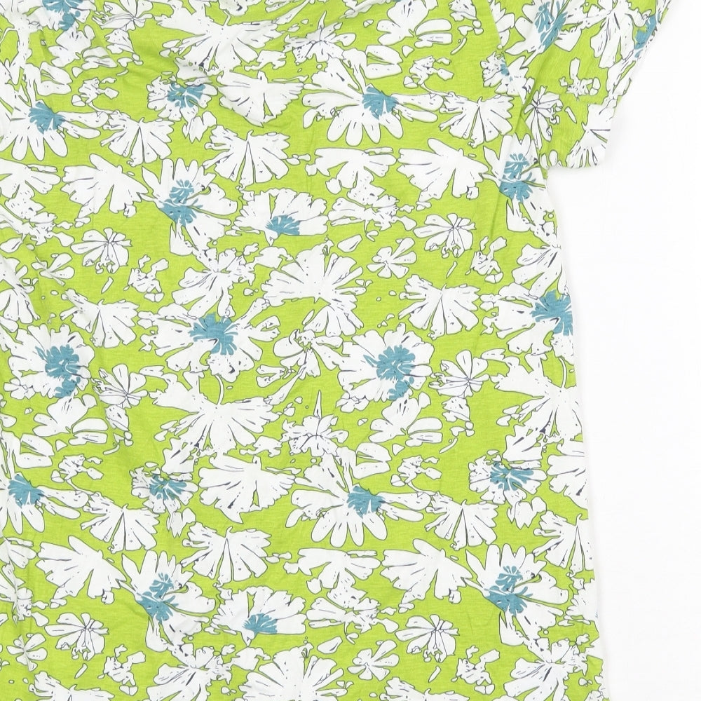 Womens UK Size S Tara Clothing Green Tunic T-Shirt
