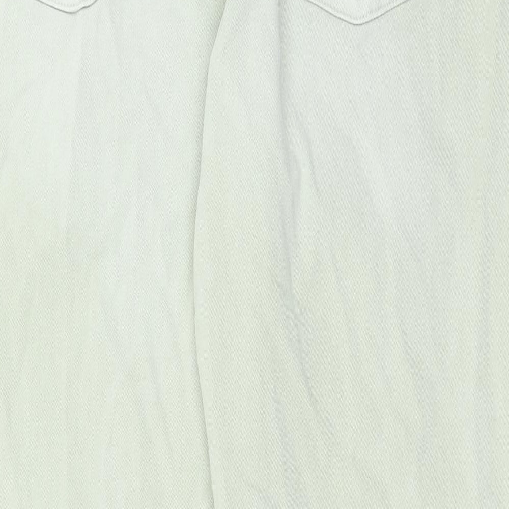 Womens UK Size 12 Marks and Spencer Regular Fit Skinny Green Jeans