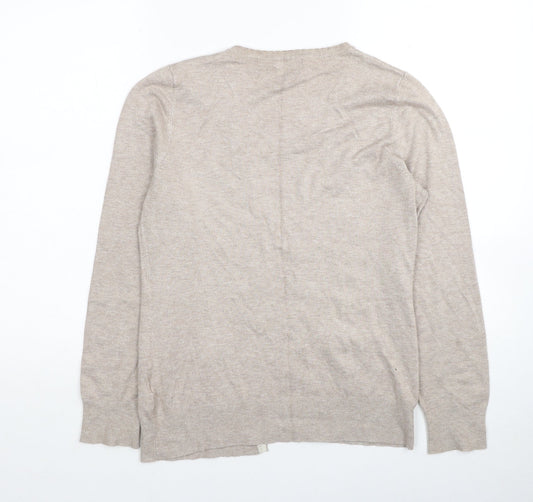 Womens UK Size M Yessica Beige Cardigan Jumper