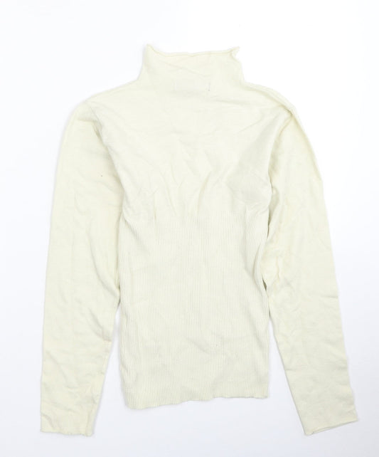 Womens UK Size 10 Missguided Ivory Pullover Jumper