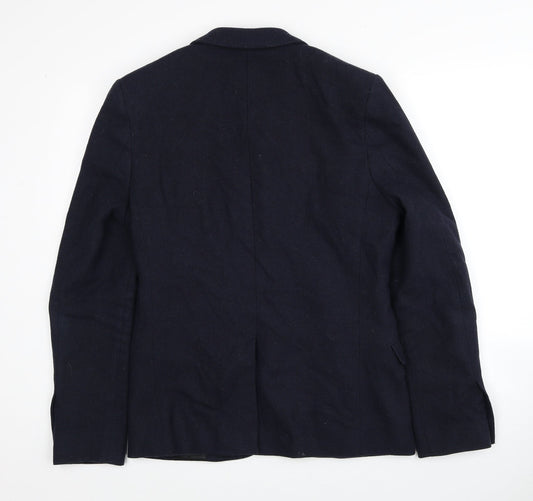 Mens UK Size 38 Topman Regular Blue Suit Jacket