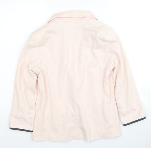 H&M Womens Pink Jacket Blazer Size 10