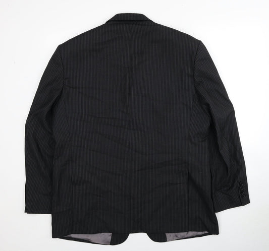 Mens UK Size 44 Marks and Spencer Regular Black Suit Jacket