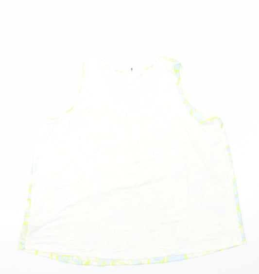 Womens UK Size 18 Marks and Spencer Multicoloured Basic Tank