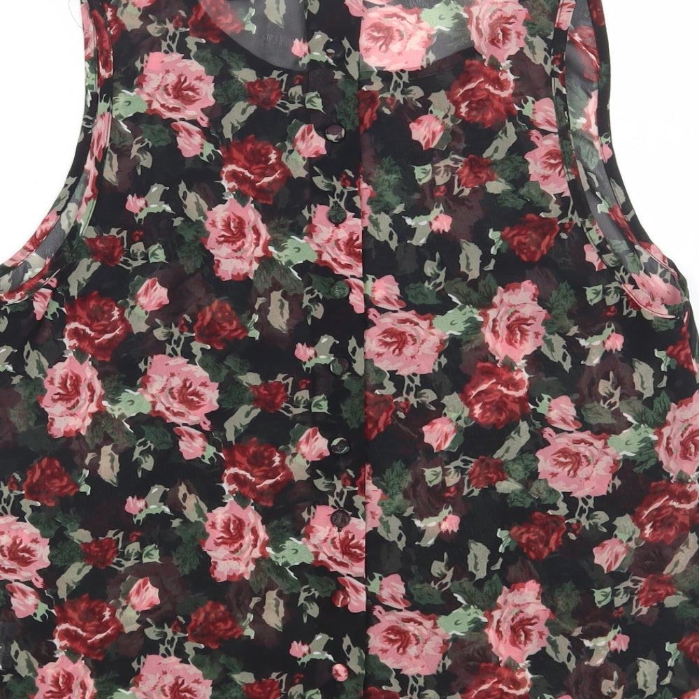 Womens UK Size 10 Select Black Basic Tank