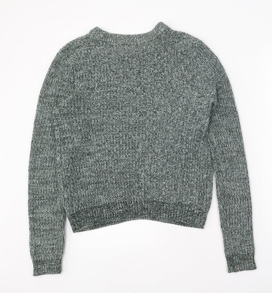 Womens UK Size S H&M Green Pullover Jumper