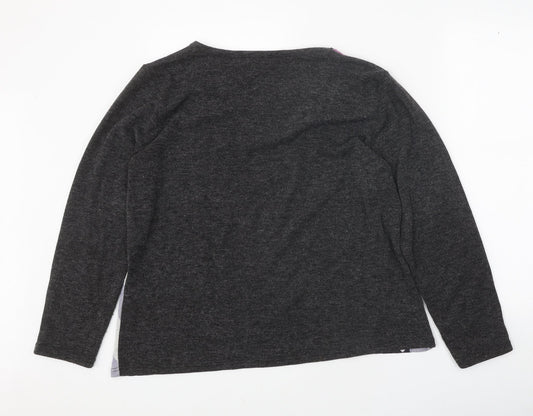 Womens UK Size 16 Afibel Multicoloured Pullover Jumper