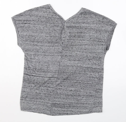 Womens UK Size 12 Marks and Spencer Grey Basic T-Shirt