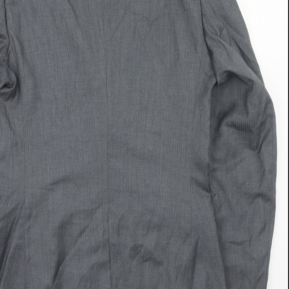 Mens UK Size 36 Preworn Regular Grey Suit Jacket