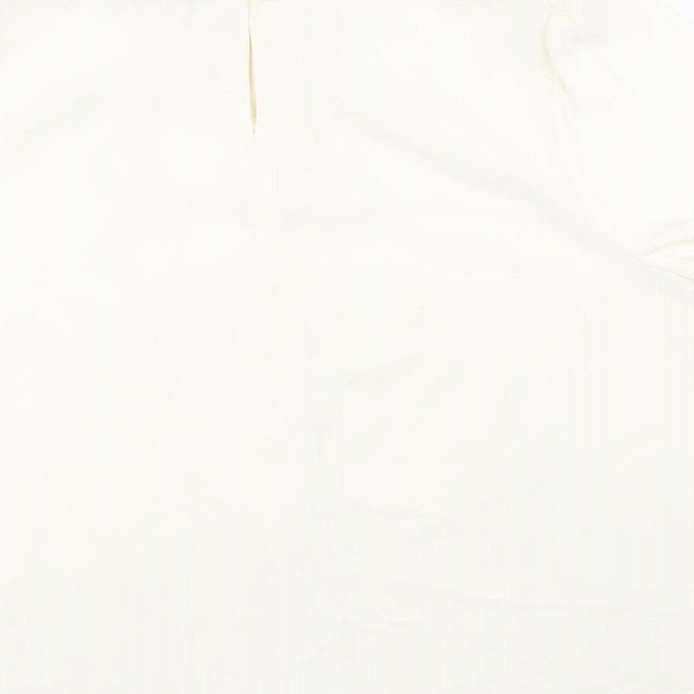 Womens UK Size 16 Marks and Spencer Ivory Basic Blouse
