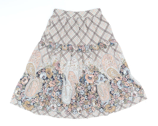 Womens UK Size 12 Wallis Flare Skirt