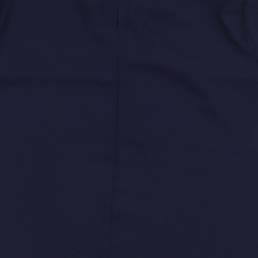 Womens UK Size 12 Marks and Spencer Blue Basic Blouse