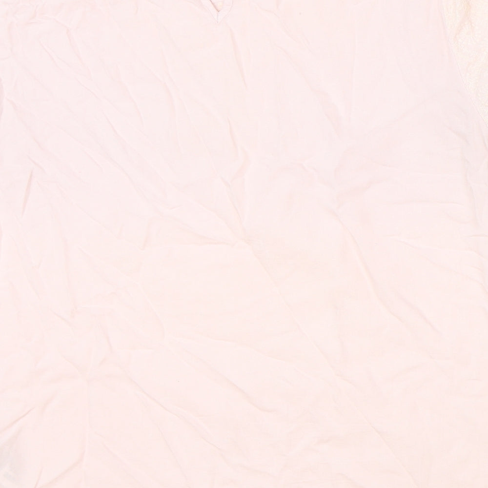 Womens UK Size 12 Per Una Pink Basic T-Shirt
