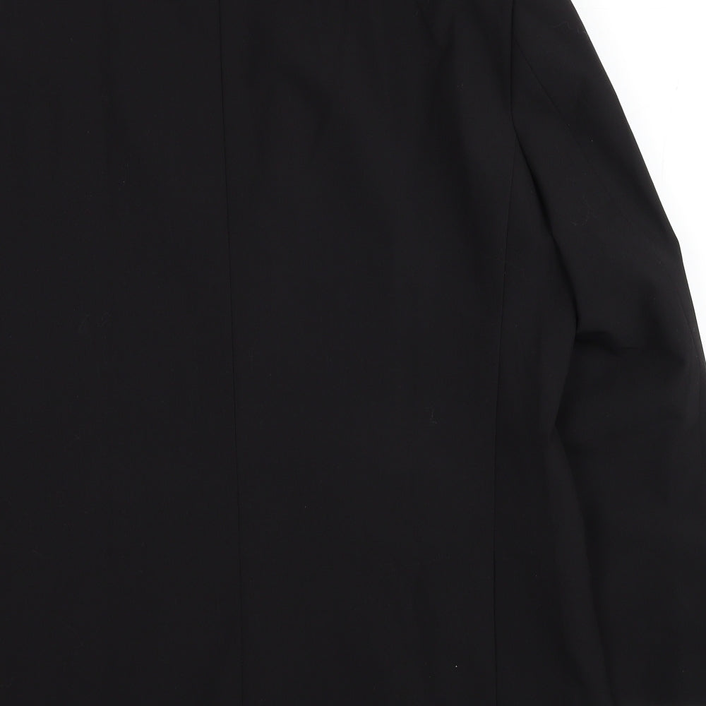 1860 Limited Edition Mens Black Wool Jacket Blazer Size 40