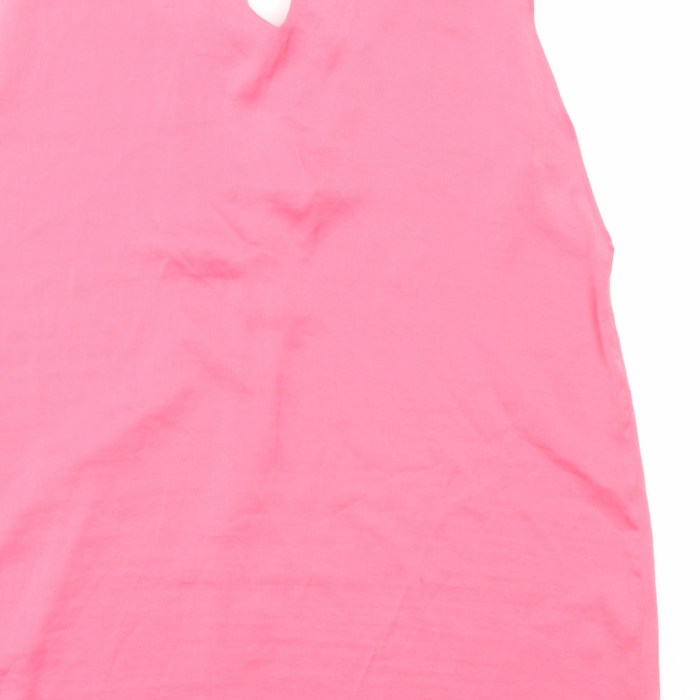 Womens UK Size 16 Marks and Spencer Pink Basic Tank