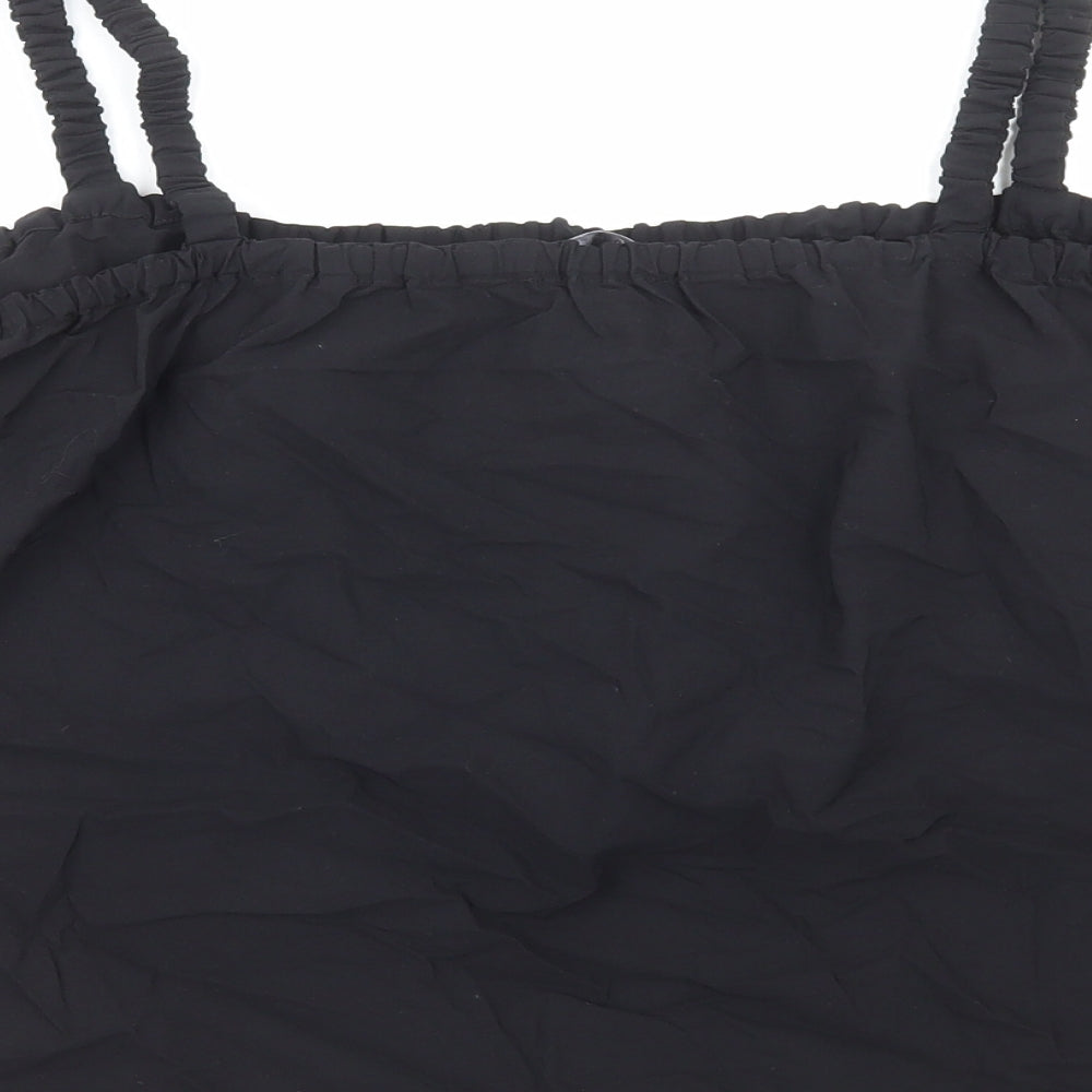 Womens UK Size 20 Marks and Spencer Black Cropped Tank