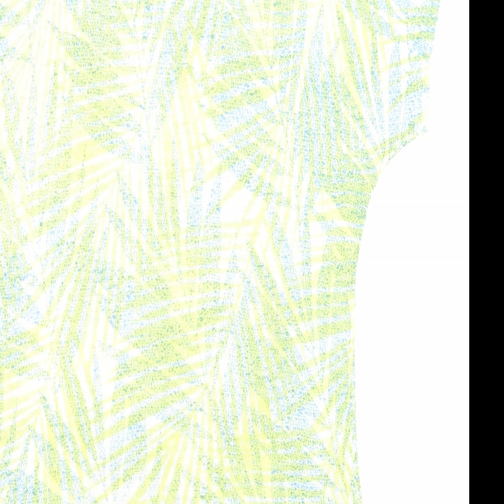 Womens UK Size 10 Per Una Yellow Basic T-Shirt