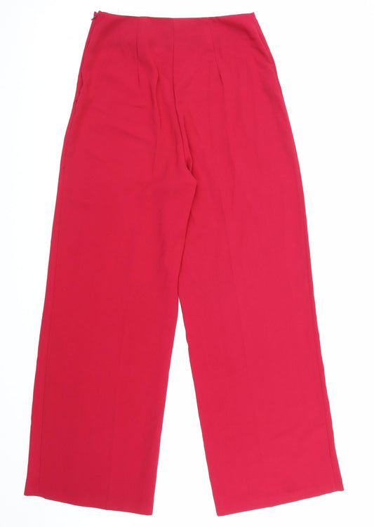 Womens UK Size 8 ASOS Regular Fit Pink Trousers