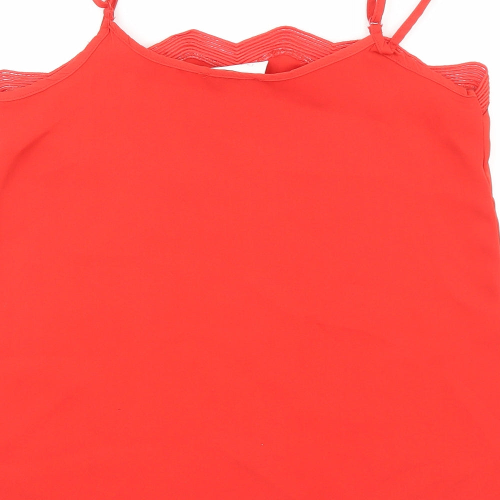 Womens UK Size S Grace & Mila Red Camisole Tank