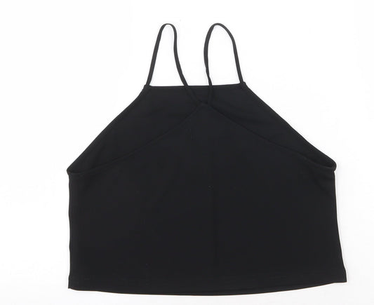 Womens UK Size 6 Missguided Black Basic Tank