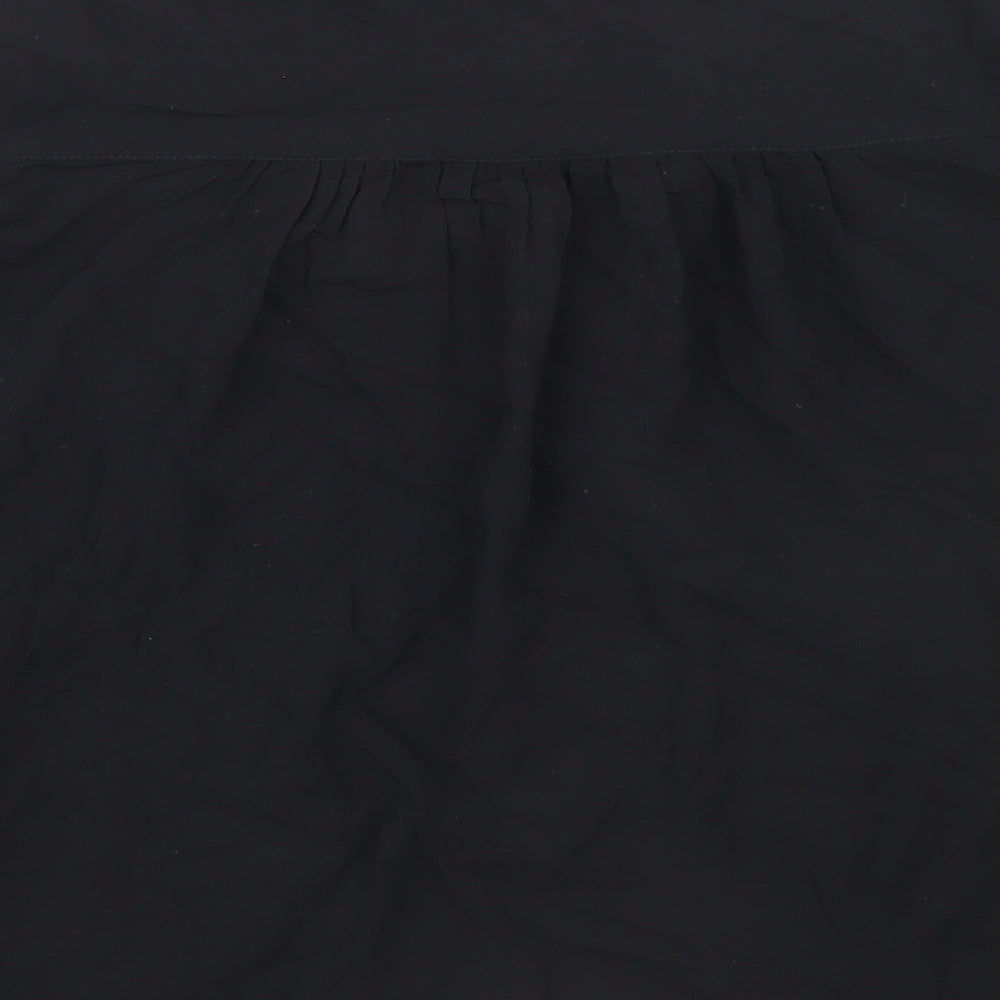 Womens UK Size 8 Marks and Spencer Black Basic Blouse