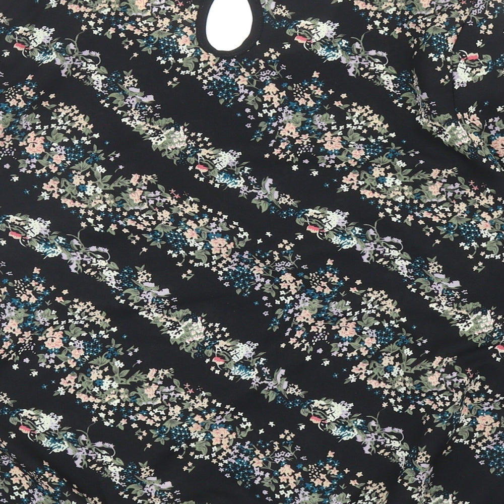 Womens UK Size 10 Crew Clothing Black Basic Blouse