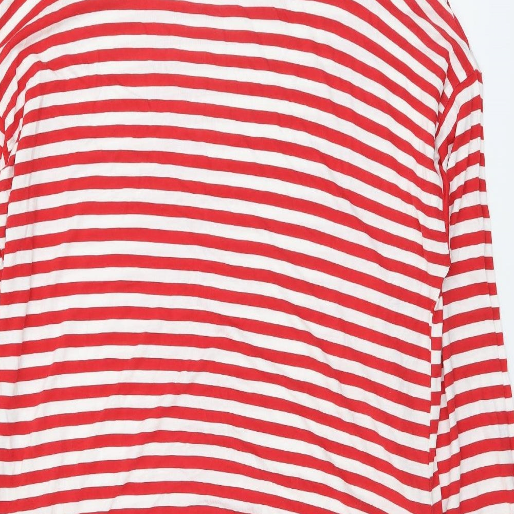 Womens UK Size 12 ASOS Red Tunic T-Shirt