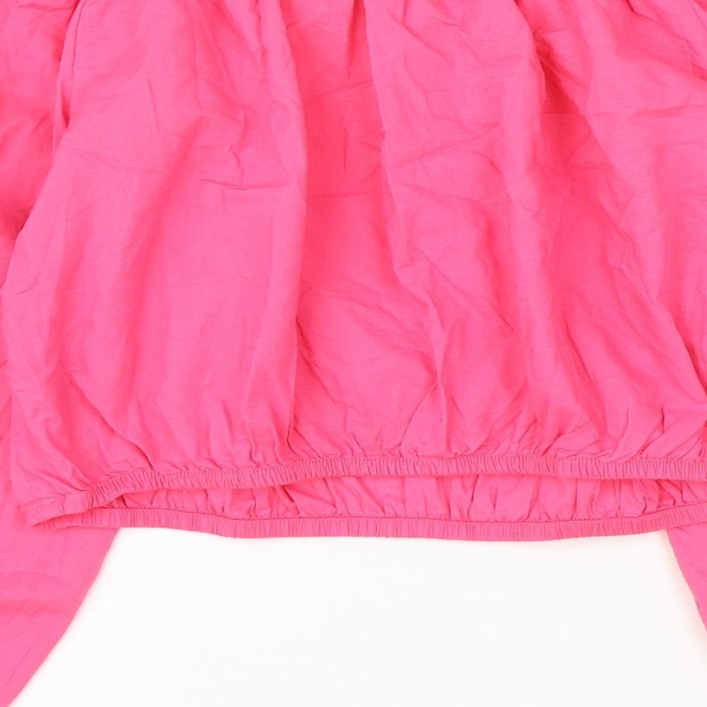 Womens UK Size 14 Marks and Spencer Pink Cropped Tank