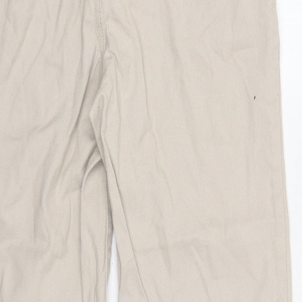 FOREVER 21 Womens Ivory Cotton Straight Jeans Size 26 in Regular Zip