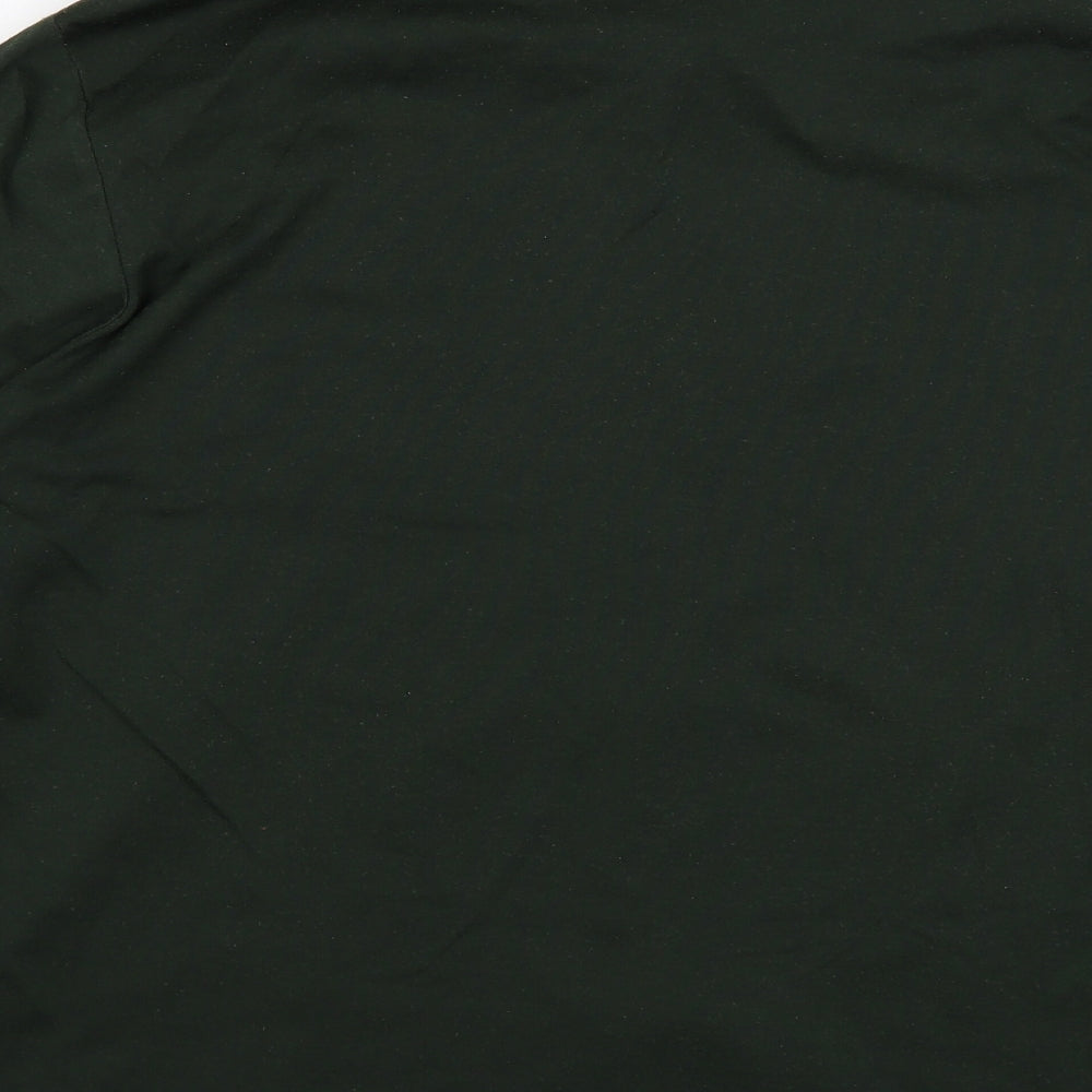 Lady Laird Womens Green Polyester Basic Button-Up Size 18 Collared