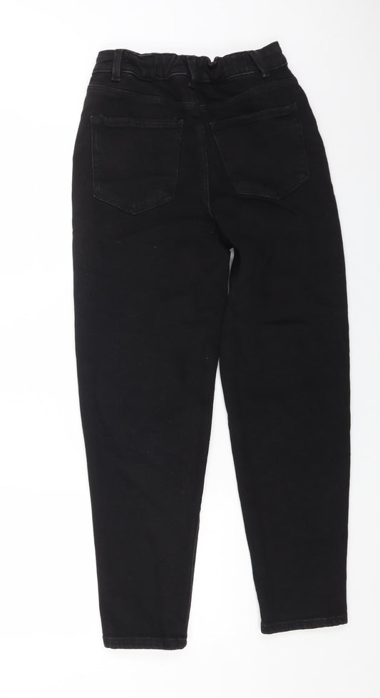 George Womens Black Cotton Skinny Jeans Size 8 L27 in Regular Button