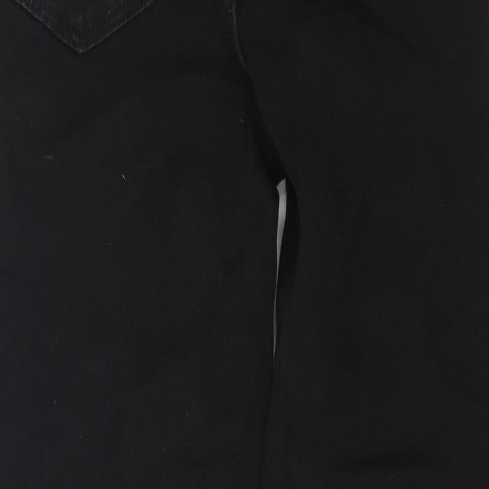 George Womens Black Cotton Skinny Jeans Size 8 L27 in Regular Button