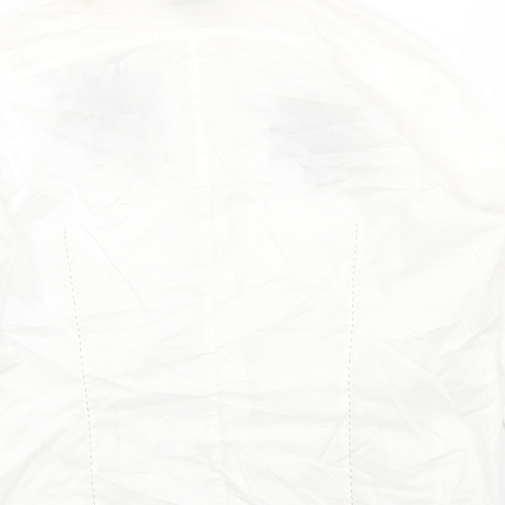 Womens UK Size 18 Gerry Weber White Basic Button-Up