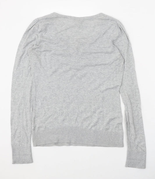 Womens UK Size M Spirit Grey Pullover Jumper