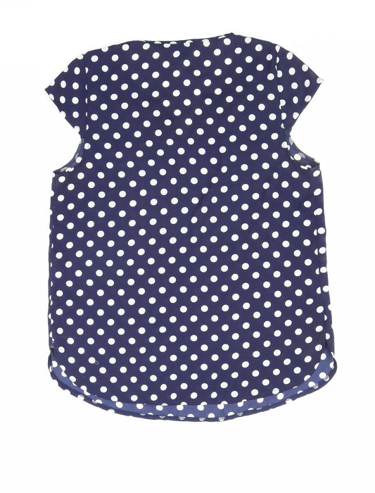 Womens UK Size 12 Atmosphere Blue Basic Blouse