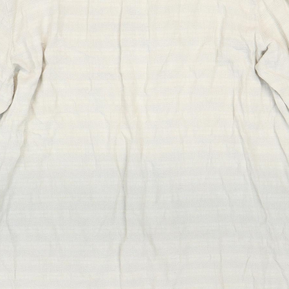 Womens UK Size One Size Preworn Beige Basic Blouse