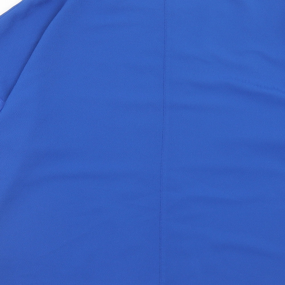 Womens UK Size 12 Marks and Spencer Blue Basic Blouse
