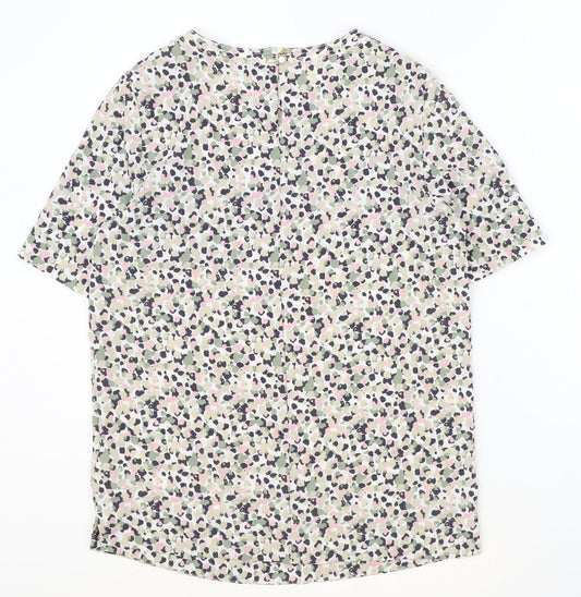 Womens UK Size 6 Marks and Spencer Multicoloured Basic T-Shirt
