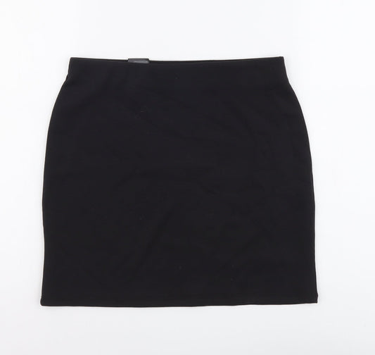 H&M Womens Black Polyester Bandage Skirt Size S