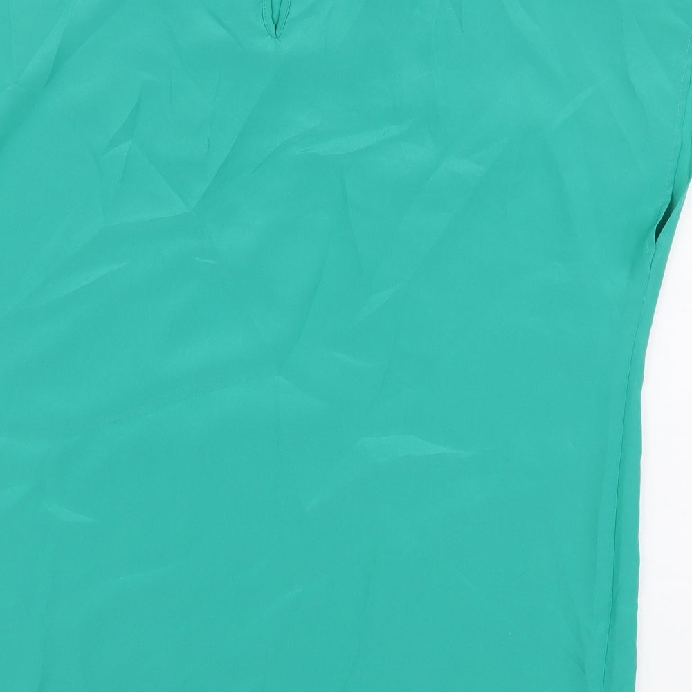Womens UK Size 14 BHS Green Basic Blouse