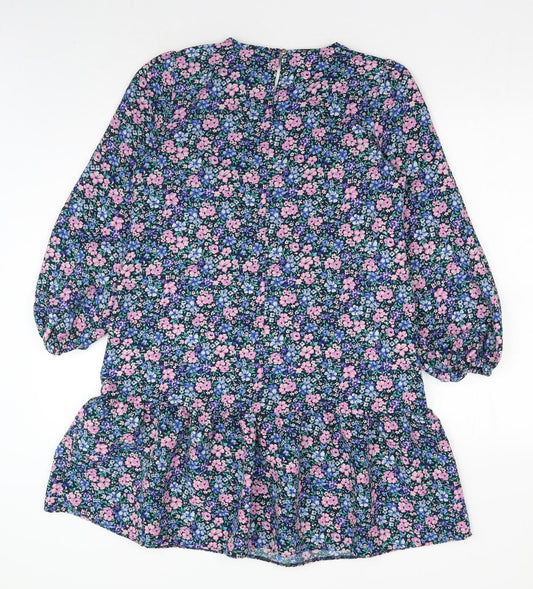 Womens UK Size 8 TU Multicoloured Basic Blouse