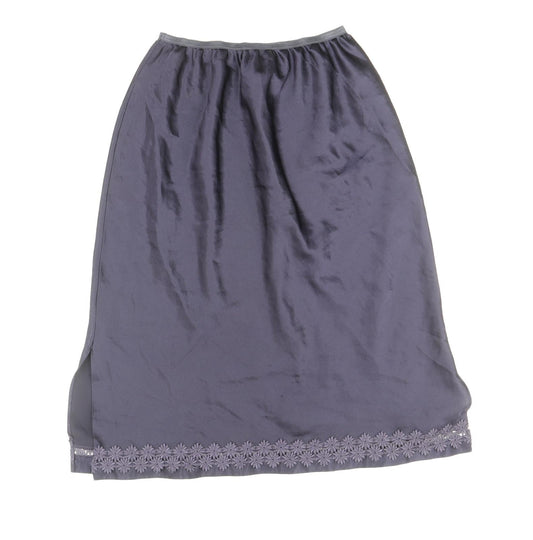 Marks and Spencer Womens Purple Floral Polyester Pettiskirt Skirt Size 12