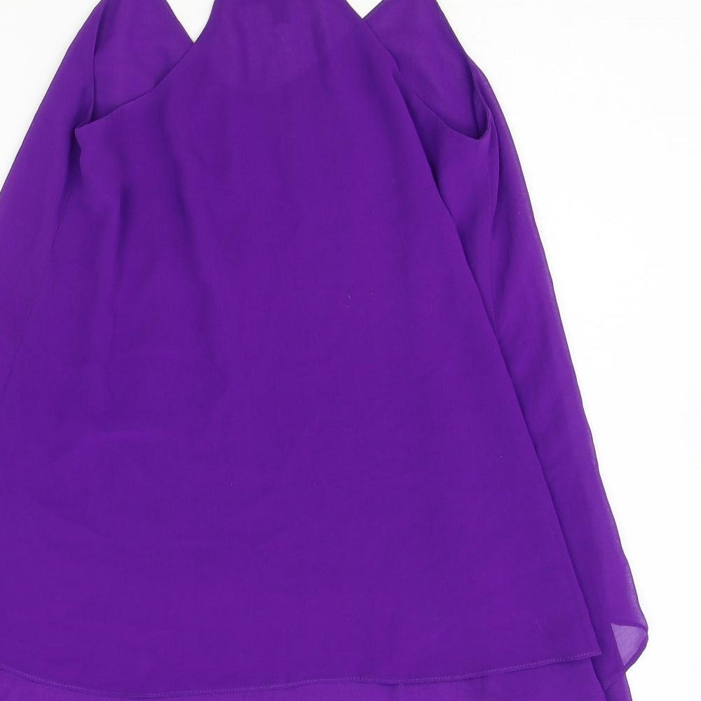 Womens UK Size 10 Coast Purple Camisole Tank